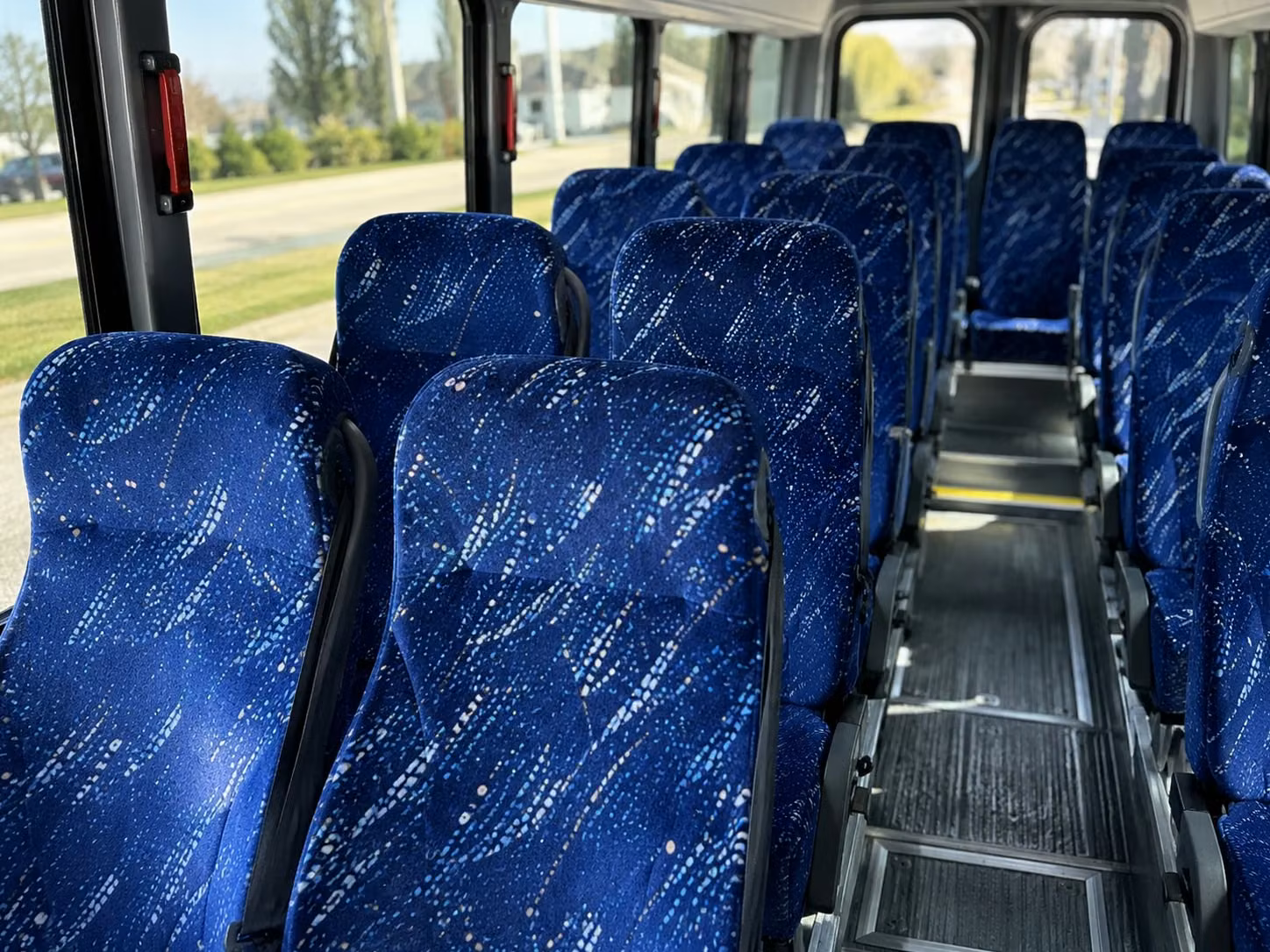 15 passenger minibus inside
