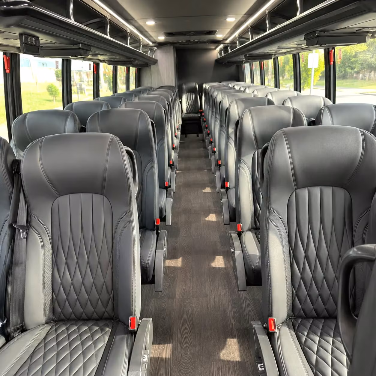 35 passenger minibus inside