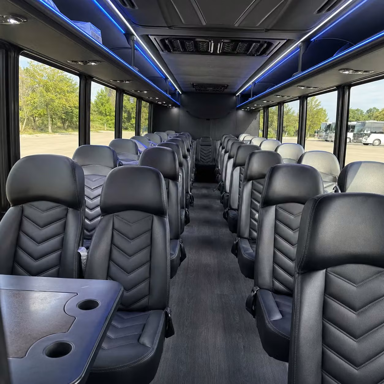 35 passenger minibus interior
