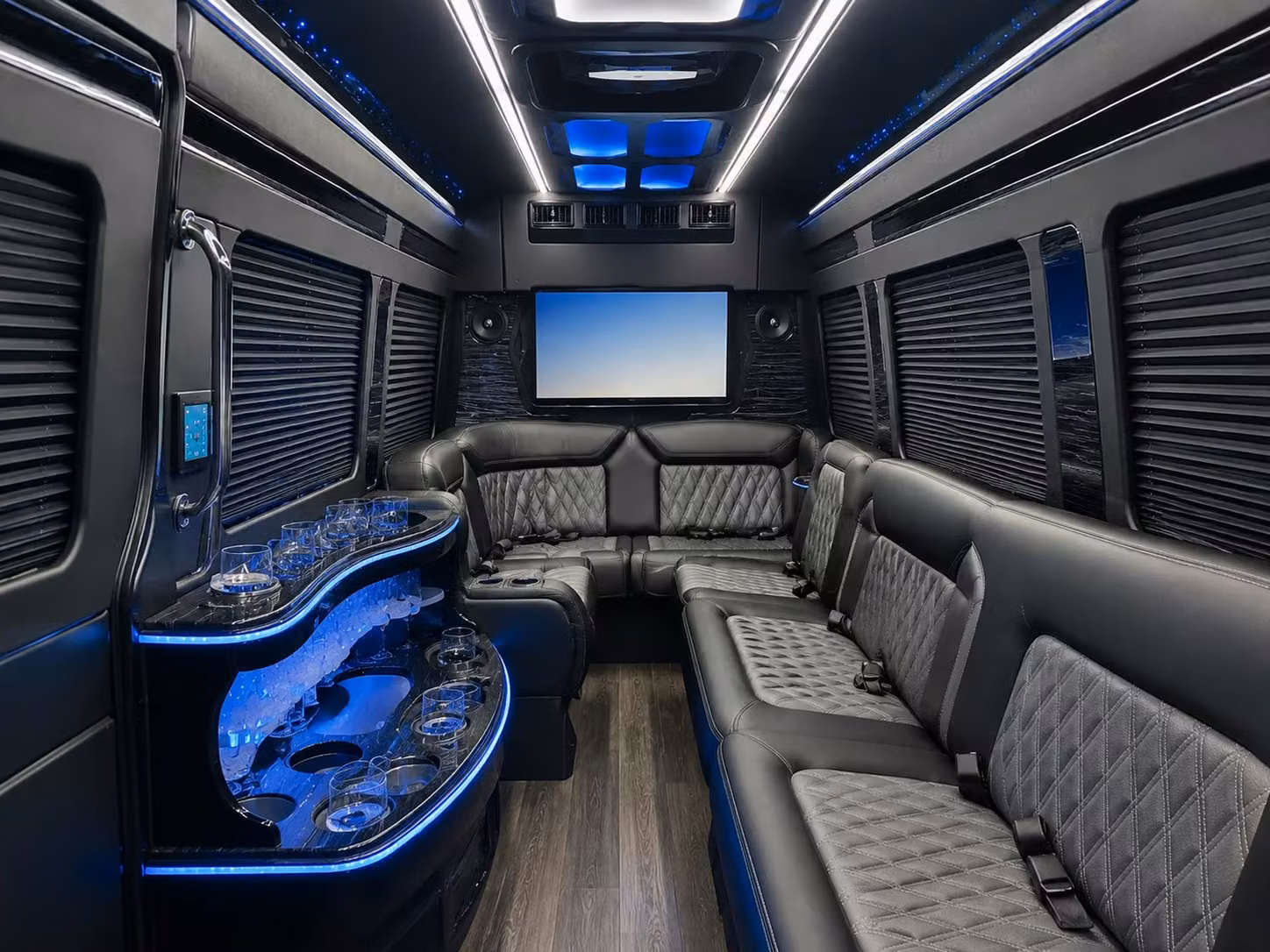 sprinter van transportation for groups and events across broken arrow